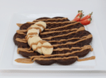 Protein chocolate waffle