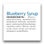 Blueberry Syrup